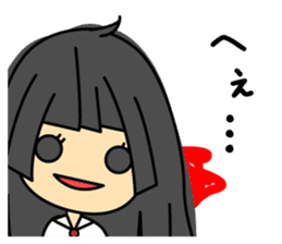 Japanese mantis girl sticker #5197485