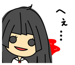 Japanese mantis girl sticker #5197485