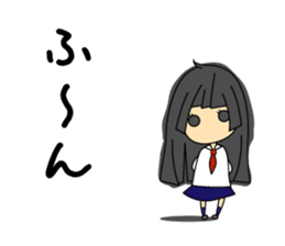 Japanese mantis girl sticker #5197491