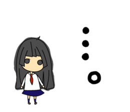 Japanese mantis girl sticker #5197495