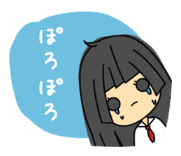 Japanese mantis girl sticker #5197508