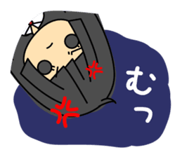 Japanese mantis girl sticker #5197510