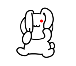 The life of the rabbit sticker #5197530