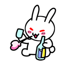 The life of the rabbit sticker #5197543