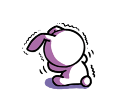 The life of the rabbit sticker #5197559