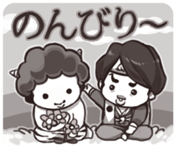 MOMOTARO & friend. sticker #5197919