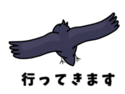 THE Cute Crow YATTA! sticker #5198047