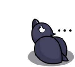 THE Cute Crow YATTA! sticker #5198060