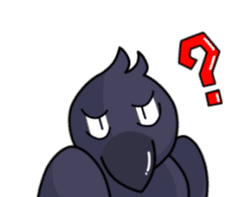 THE Cute Crow YATTA! sticker #5198074