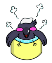 THE Cute Crow YATTA! sticker #5198077