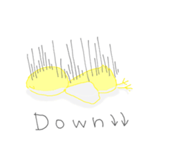 spoiled pea-chan sticker #5198303