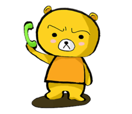 The serious too bear (Japanese version) sticker #5198447