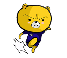 The serious too bear (Japanese version) sticker #5198456