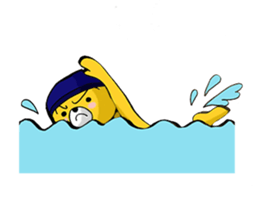 The serious too bear (Japanese version) sticker #5198465