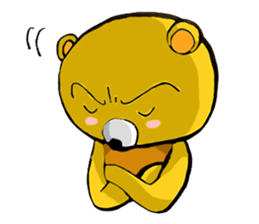 The serious too bear (Japanese version) sticker #5198466