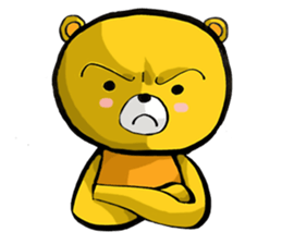 The serious too bear (Japanese version) sticker #5198469