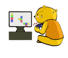 The serious too bear (Japanese version) sticker #5198478