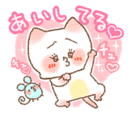 Sticker of a cat and a mouse sticker #5198771