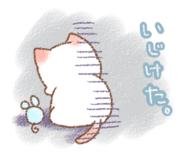 Sticker of a cat and a mouse sticker #5198790