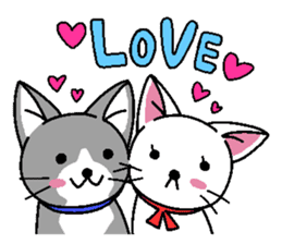 Cat couple story sticker #5198924