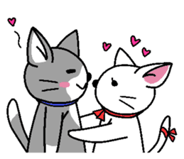 Cat couple story sticker #5198926