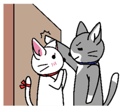 Cat couple story sticker #5198934