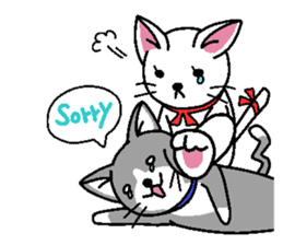 Cat couple story sticker #5198935