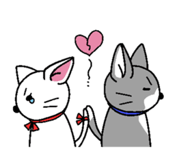 Cat couple story sticker #5198936