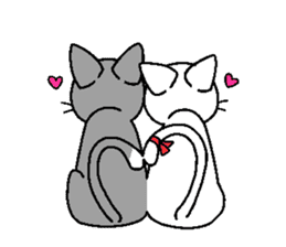 Cat couple story sticker #5198940