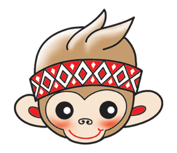 Taiwan Monkey sticker #5199004