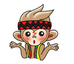 Taiwan Monkey sticker #5199005