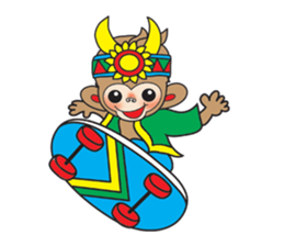 Taiwan Monkey sticker #5199010
