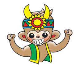 Taiwan Monkey sticker #5199030