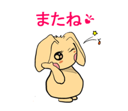 rabbit ribbon-kun sticker #5199133