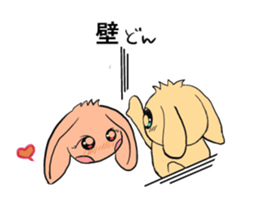 rabbit ribbon-kun sticker #5199141