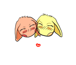 rabbit ribbon-kun sticker #5199148