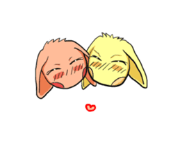 rabbit ribbon-kun sticker #5199148