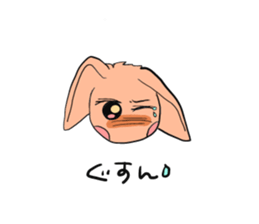 rabbit ribbon-kun sticker #5199152
