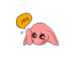 rabbit ribbon-kun sticker #5199155
