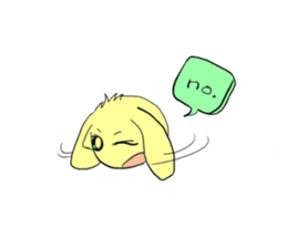 rabbit ribbon-kun sticker #5199156