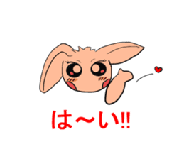 rabbit ribbon-kun sticker #5199161