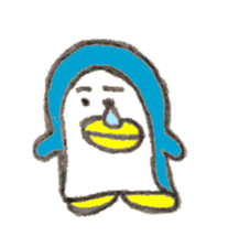 Funny cute penguin sticker #5200777
