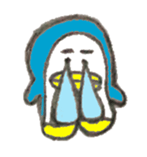 Funny cute penguin sticker #5200778