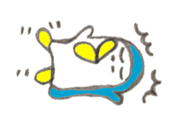 Funny cute penguin sticker #5200782