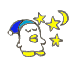 Funny cute penguin sticker #5200786