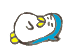 Funny cute penguin sticker #5200797