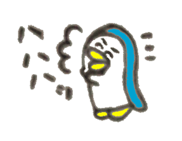 Funny cute penguin sticker #5200800