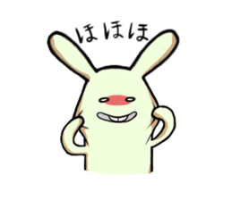 Green rabbit sticker #5201291