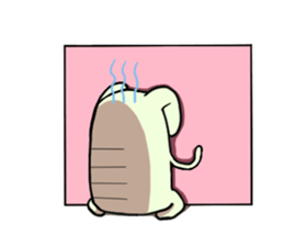 Green rabbit sticker #5201302