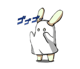 Green rabbit sticker #5201321